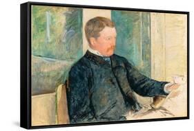 Portrait of Alexander J. Cassatt, c.1880-Mary Cassatt-Framed Stretched Canvas