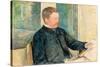 Portrait of Alexander J. Cassatt, c.1880-Mary Cassatt-Stretched Canvas