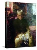 Portrait of Alexander Kerensky (1881-197), 1918-Ilya Yefimovich Repin-Stretched Canvas