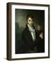 Portrait of Alexander Petrovich Dubovitsky, Between 1816 and 1820-Vladimir Lukich Borovikovsky-Framed Giclee Print