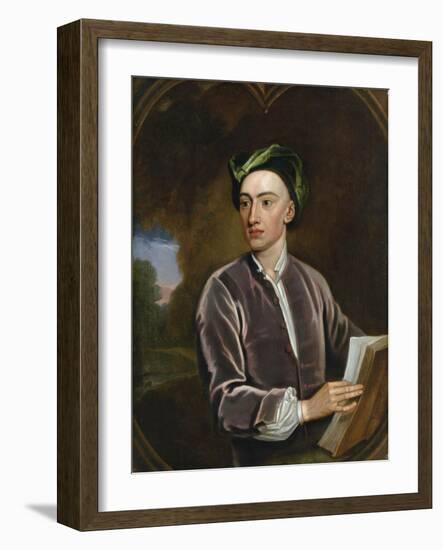 Portrait of Alexander Pope-Godfrey Kneller-Framed Giclee Print