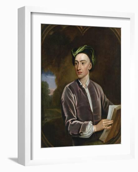 Portrait of Alexander Pope-Godfrey Kneller-Framed Giclee Print