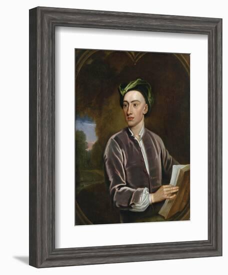 Portrait of Alexander Pope-Godfrey Kneller-Framed Giclee Print