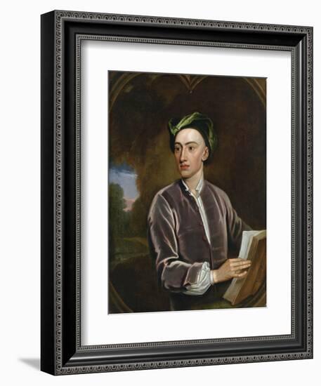 Portrait of Alexander Pope-Godfrey Kneller-Framed Giclee Print