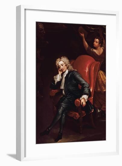 Portrait of Alexander Pope-null-Framed Giclee Print