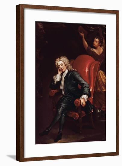 Portrait of Alexander Pope-null-Framed Giclee Print