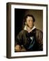 Portrait of Alexander Pushkin (1799-1837)-Vasili Andreevich Tropinin-Framed Giclee Print