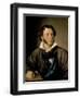 Portrait of Alexander Pushkin (1799-1837)-Vasili Andreevich Tropinin-Framed Giclee Print