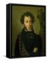 Portrait of Alexander Pushkin, 1827-Orest Adamovich Kiprensky-Framed Stretched Canvas