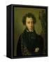 Portrait of Alexander Pushkin, 1827-Orest Adamovich Kiprensky-Framed Stretched Canvas
