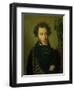 Portrait of Alexander Pushkin, 1827-Orest Adamovich Kiprensky-Framed Giclee Print