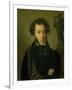 Portrait of Alexander Pushkin, 1827-Orest Adamovich Kiprensky-Framed Giclee Print