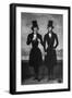 Portrait of Alexander Pushkin and Nikolai Gogol, First Quarter of 19th C-null-Framed Giclee Print