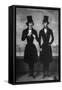 Portrait of Alexander Pushkin and Nikolai Gogol, First Quarter of 19th C-null-Framed Stretched Canvas
