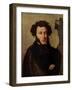 Portrait of Alexander Pushkin, Russian Poet-null-Framed Photographic Print