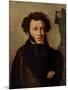 Portrait of Alexander Pushkin, Russian Poet-null-Mounted Photographic Print