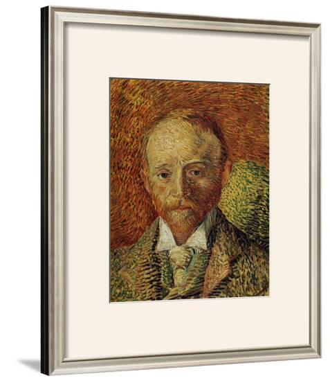 Portrait of Alexander Reid-Vincent van Gogh-Framed Art Print