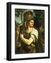 Portrait of Alexander the Great holding a Gilt Statue of Victory-Giulio Romano-Framed Giclee Print