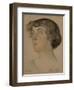 Portrait of Alexandra Mikhailovna Kollontai (1872-195), 1921-Nikolai Andreevich Andreev-Framed Giclee Print
