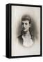 Portrait of Alexandra of Denmark (1844-1925), Queen consort of the United Kingdom-French Photographer-Framed Stretched Canvas