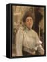 Portrait of Alexandra Pavlovna Botkina (1867-195), 1901-Ilya Yefimovich Repin-Framed Stretched Canvas