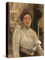 Portrait of Alexandra Pavlovna Botkina (1867-195), 1901-Ilya Yefimovich Repin-Stretched Canvas