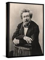 Portrait of Alexandre Dumas (1802-1870), French writer-French Photographer-Stretched Canvas