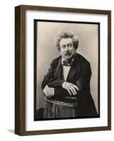 Portrait of Alexandre Dumas (1802-1870), French writer-French Photographer-Framed Giclee Print