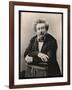 Portrait of Alexandre Dumas (1802-1870), French writer-French Photographer-Framed Giclee Print