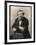 Portrait of Alexandre Dumas (1802-1870), French writer-French Photographer-Framed Giclee Print