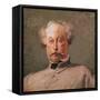 Portrait of Alexandre Dumas Fils (1824-95)-Georges Clairin-Framed Stretched Canvas