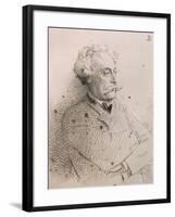 Portrait of Alexandre Dumas-null-Framed Giclee Print