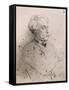 Portrait of Alexandre Dumas-null-Framed Stretched Canvas