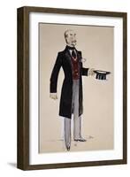 Portrait of Alexandre Duval the Restorer in Paris-null-Framed Giclee Print