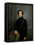 Portrait of Alexis De Tocqueville (1805-185)-Théodore Chassériau-Framed Stretched Canvas