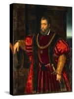 Portrait of Alfonso D'Este-Duccio Di buoninsegna-Stretched Canvas