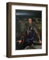 Portrait of Alfonso I D'Este-Dosso Dossi-Framed Giclee Print