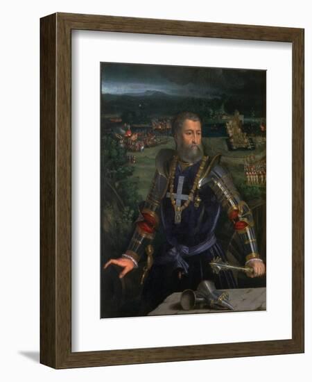 Portrait of Alfonso I D'Este-Dosso Dossi-Framed Giclee Print