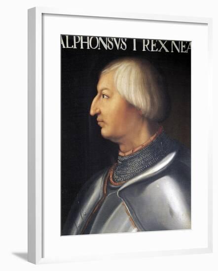 Portrait of Alfonso V of Aragon-null-Framed Giclee Print