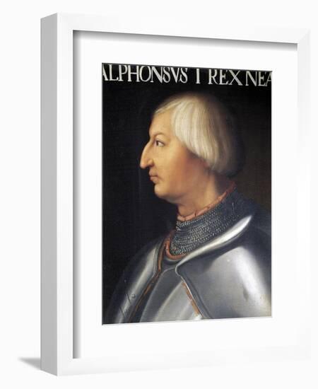 Portrait of Alfonso V of Aragon-null-Framed Giclee Print