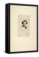 Portrait of Alfred Cadart, 1875-Marcellin Gilbert Desboutin-Framed Stretched Canvas