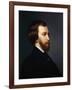 Portrait of Alfred De Musset (1810-185)-Charles Landelle-Framed Giclee Print