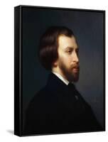 Portrait of Alfred De Musset (1810-185)-Charles Landelle-Framed Stretched Canvas