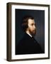 Portrait of Alfred De Musset (1810-185)-Charles Landelle-Framed Giclee Print