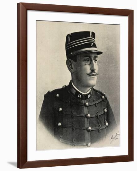 Portrait of Alfred Dreyfus-null-Framed Giclee Print