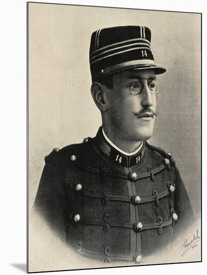 Portrait of Alfred Dreyfus-null-Mounted Giclee Print