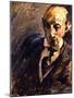 Portrait of Alfred Kuhn, 1923-Lovis Corinth-Mounted Giclee Print