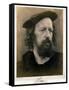 Portrait of Alfred, Lord Tennyson-Julia Margaret Cameron-Framed Stretched Canvas