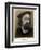 Portrait of Alfred, Lord Tennyson-Julia Margaret Cameron-Framed Premium Giclee Print