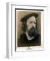 Portrait of Alfred, Lord Tennyson-Julia Margaret Cameron-Framed Premium Giclee Print